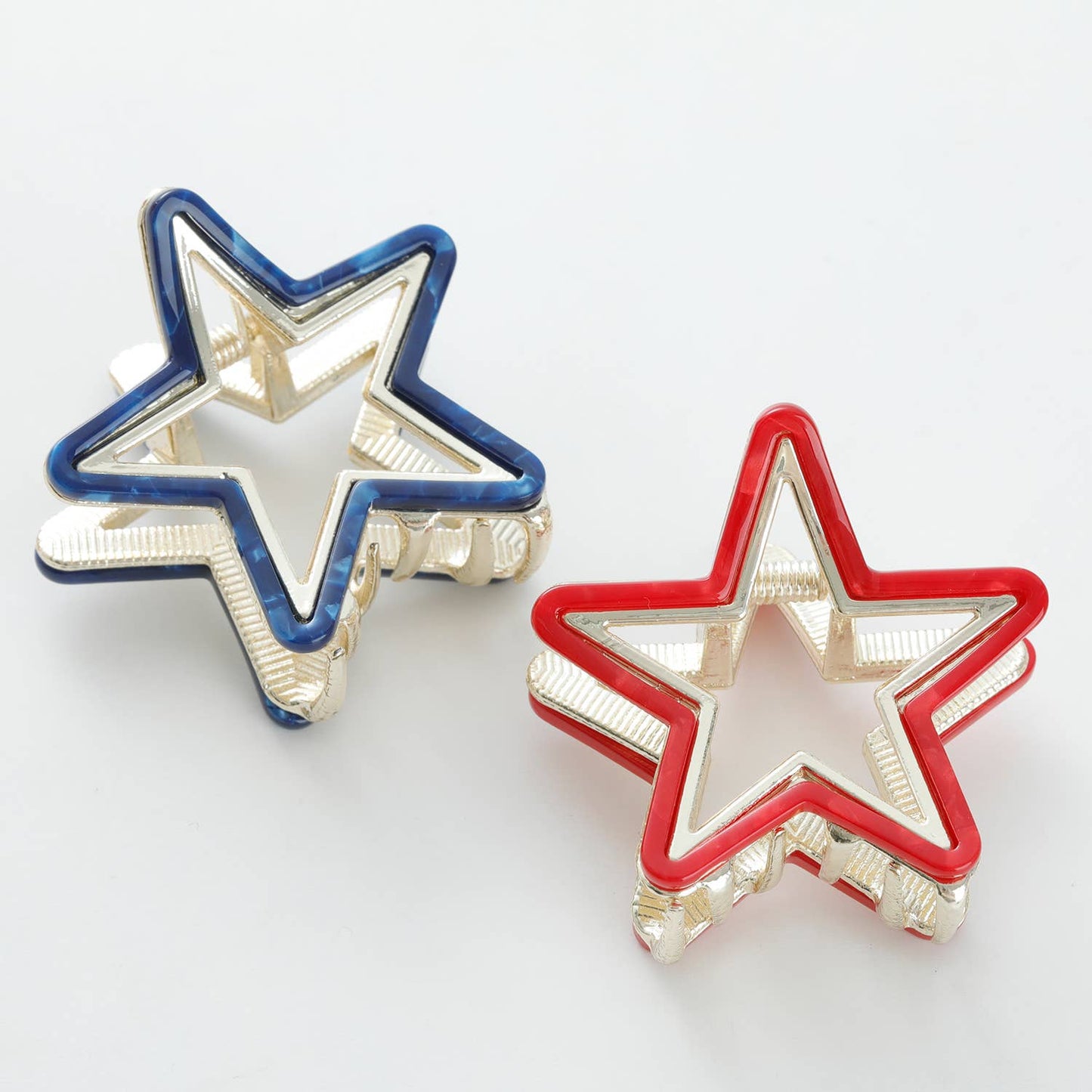 Adorro - Americana Star Metal Claw Clip