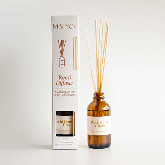 Misiyo Candle Co - Wild Honey + Yuzu Reed Diffuser