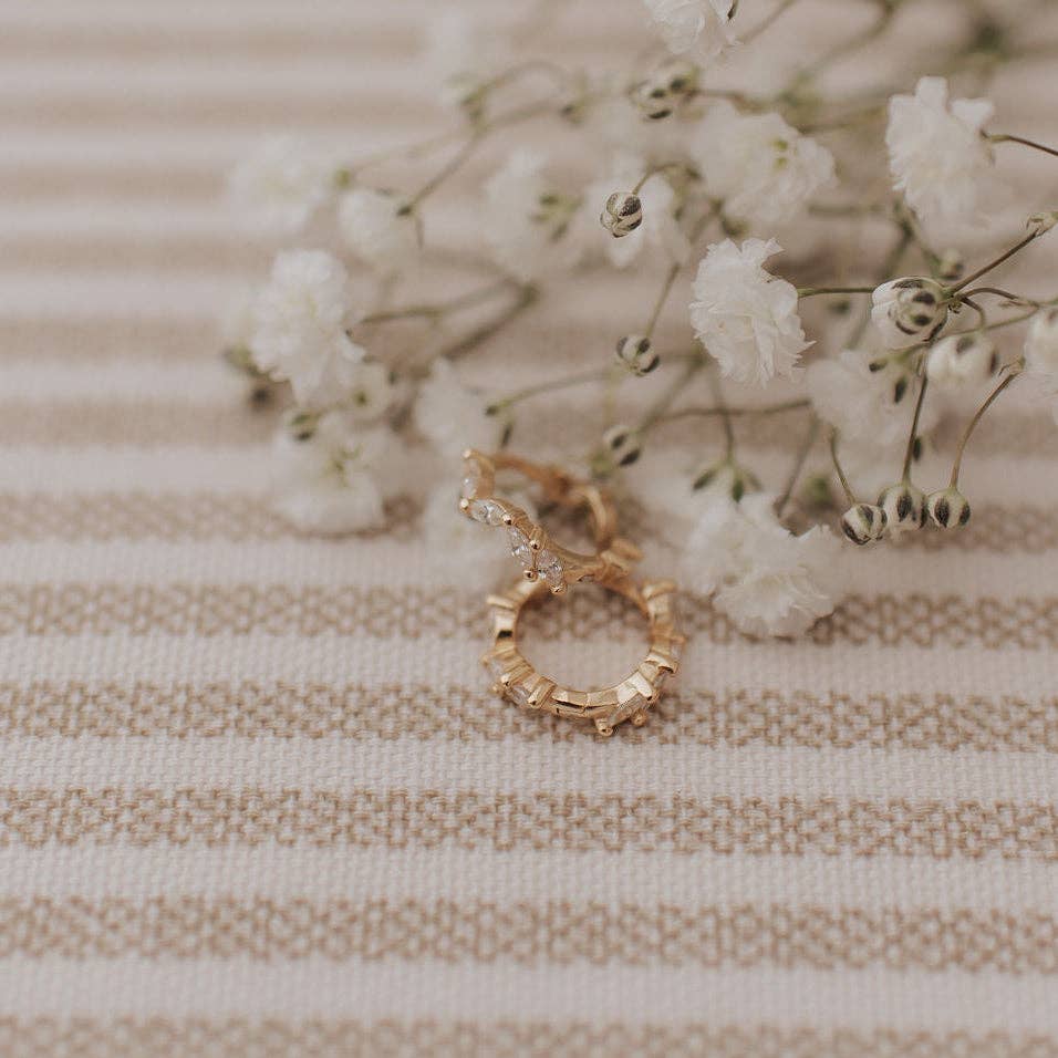 Mauve Jewelry Co. - Iris Diamond Hoops