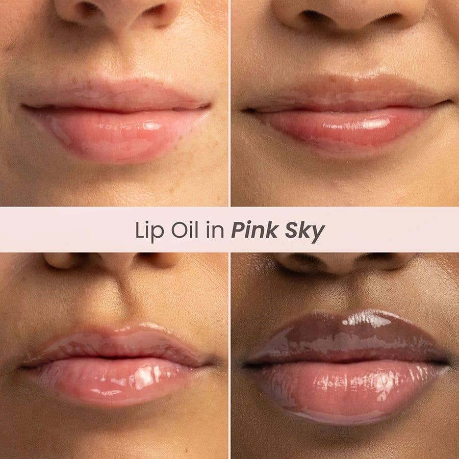 Burt's Bees - Pink Sky Lip Oil With Jojoba Oil 0.5 oz. Blister Box