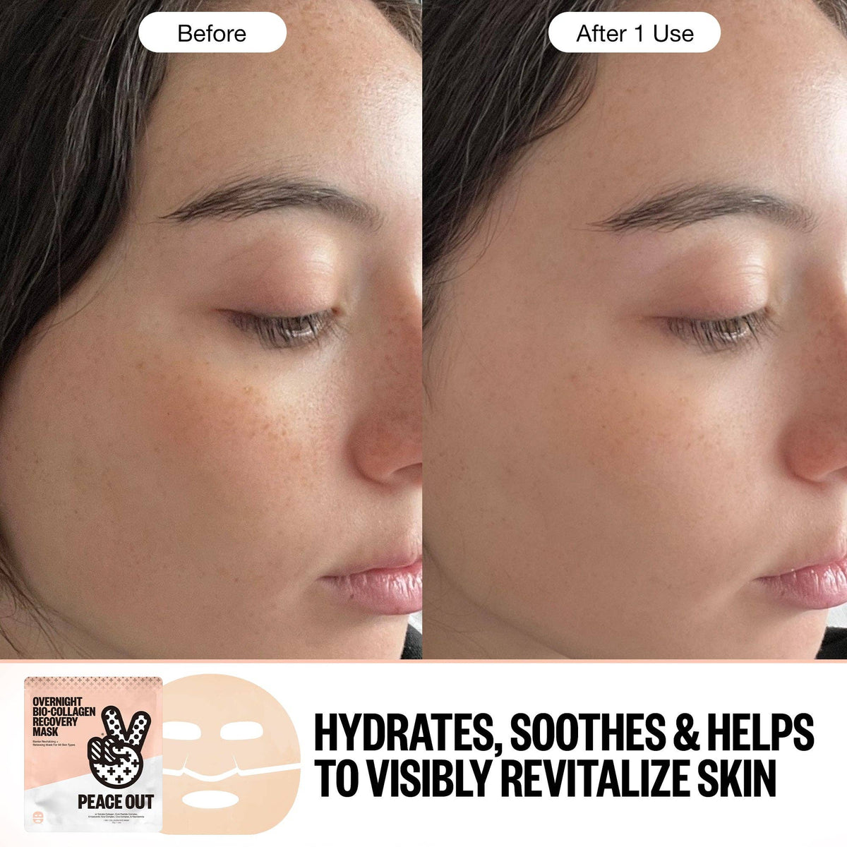 Peace Out Skincare - Barrier Revitalizing & Renewing Overnight Recovery Mask