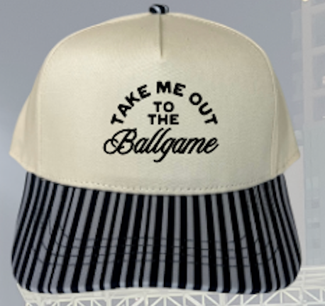 Ruby Moon - Take Me Out To The Ballgame-Baseball Game Hat