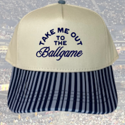 Ruby Moon - Take Me Out To The Ballgame-Baseball Game Hat