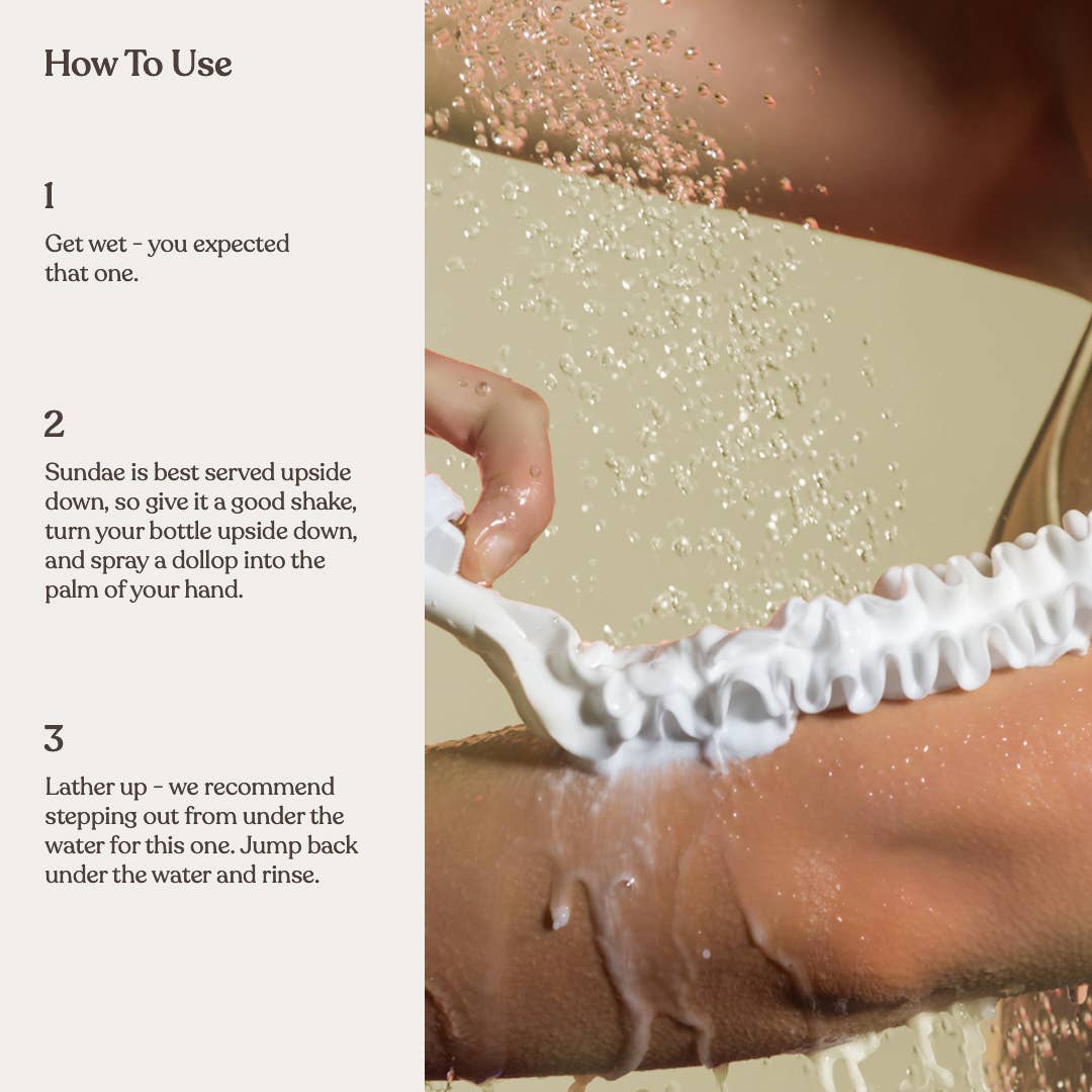 sundae body - Whipped Shower Foam Very Vanilla Body Wash