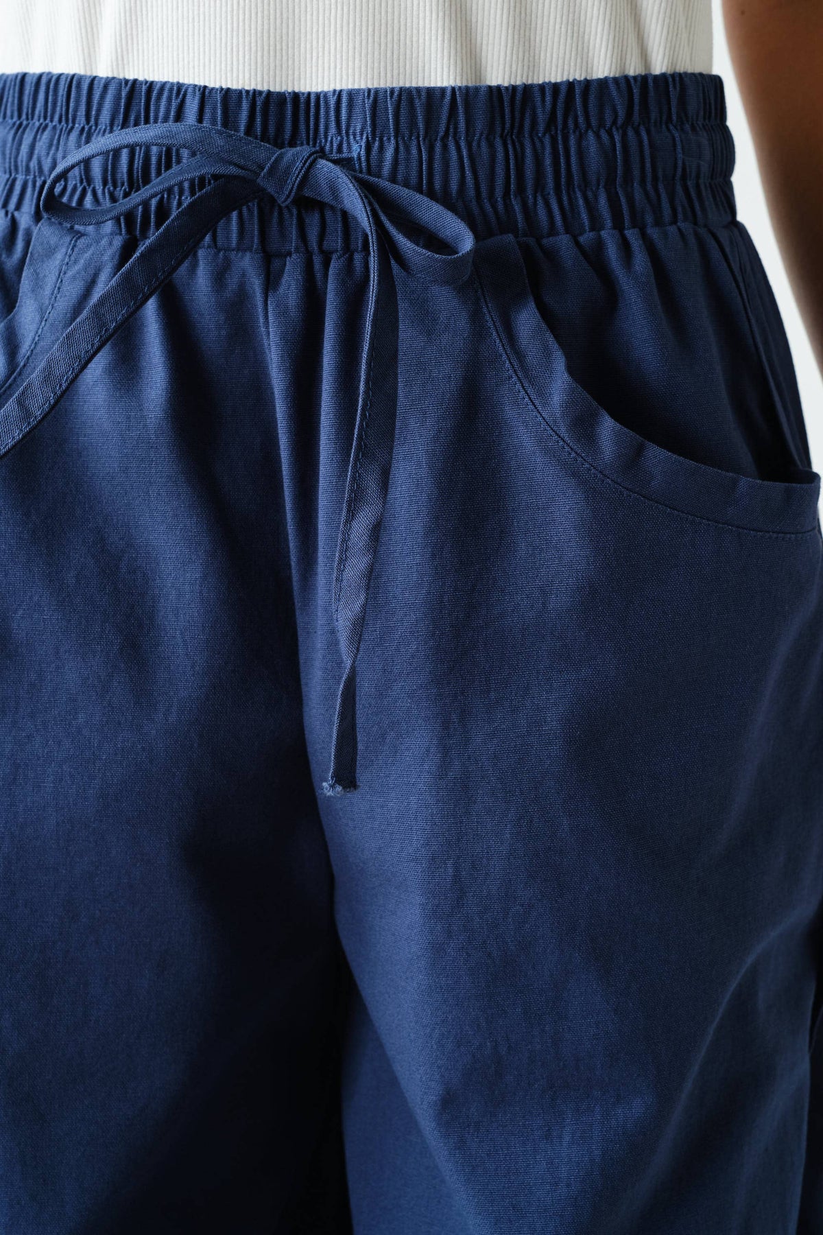 Mono B - Ember Cotton Barrel-Leg Utility Pants