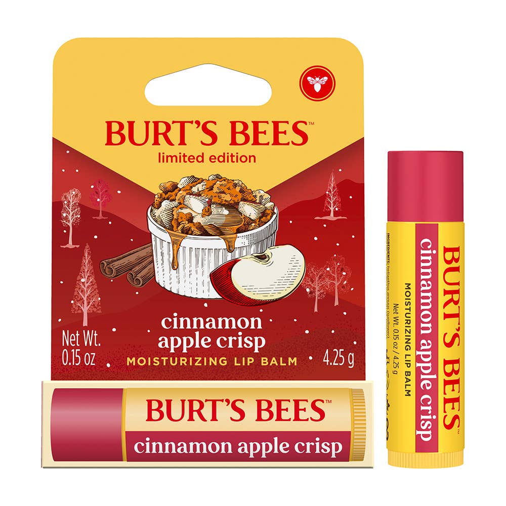 Burt's Bees - Holiday Cinnamon Apple Crisp Moisturizing Lip Balm