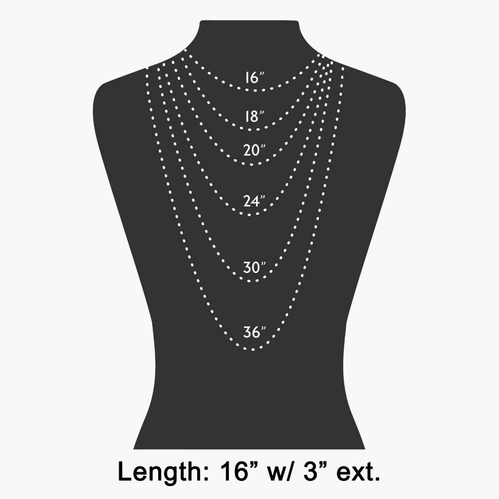 Baguette Gem Pendant Dainty Chain Necklace