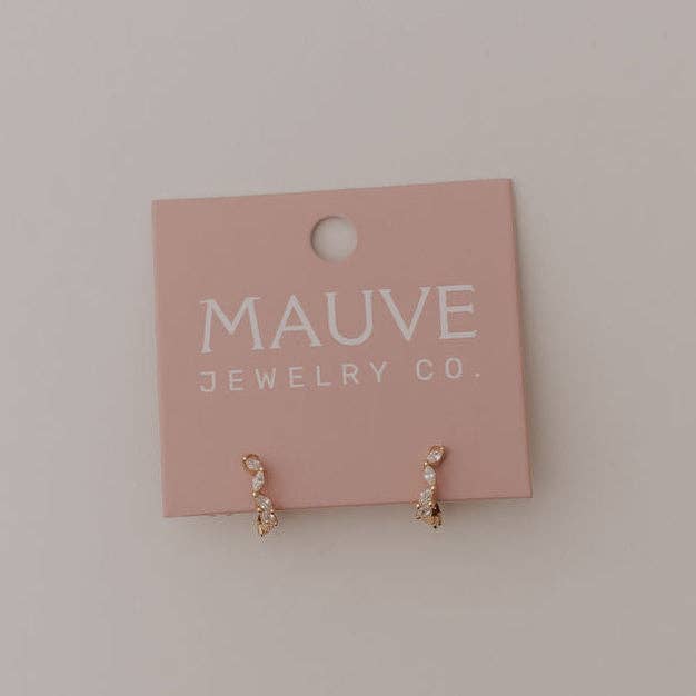 Mauve Jewelry Co. - Iris Diamond Hoops