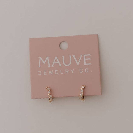 Mauve Jewelry Co. - Iris Diamond Hoops