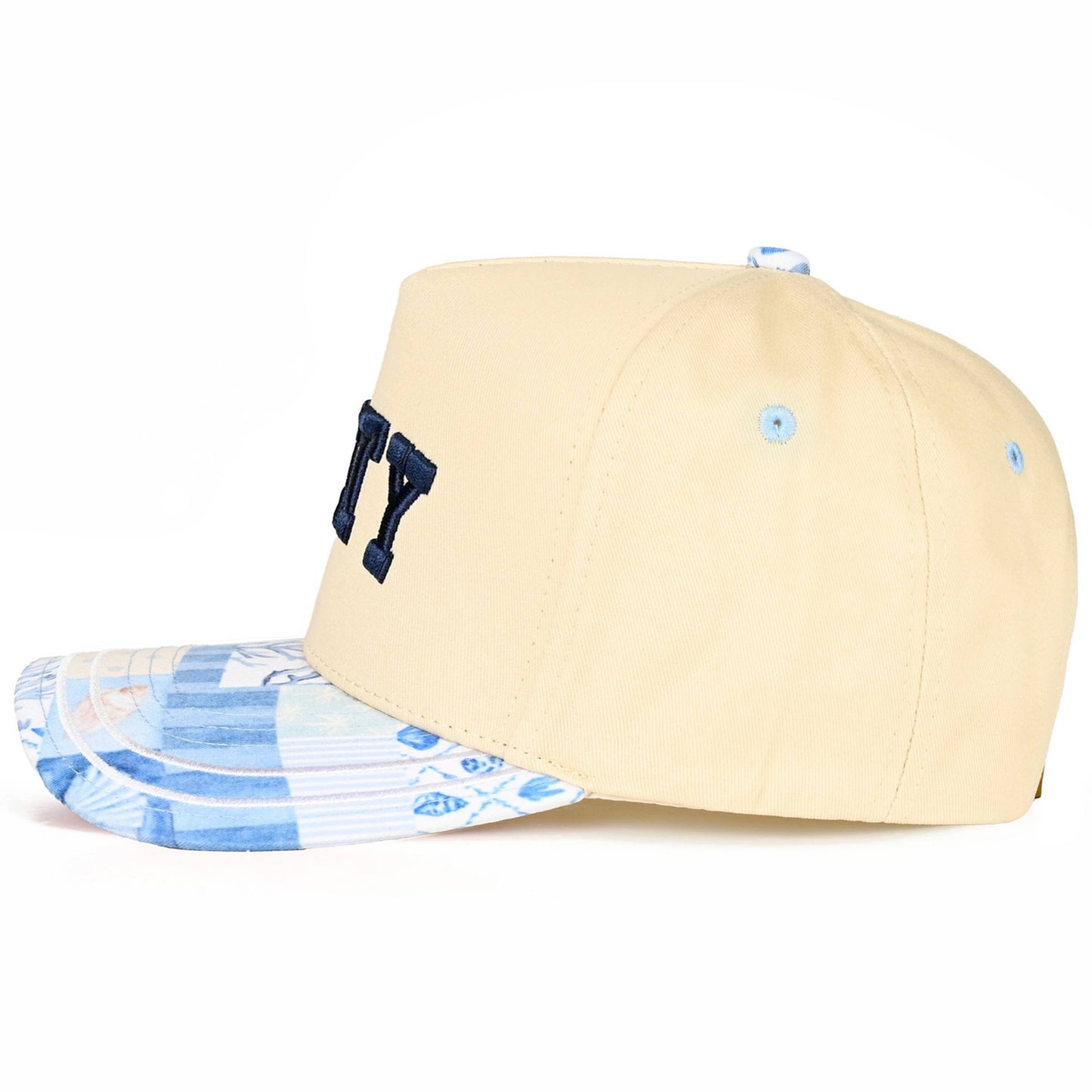 Hana - SALTY Letter Embroidered on Two Tone Trucker Hat