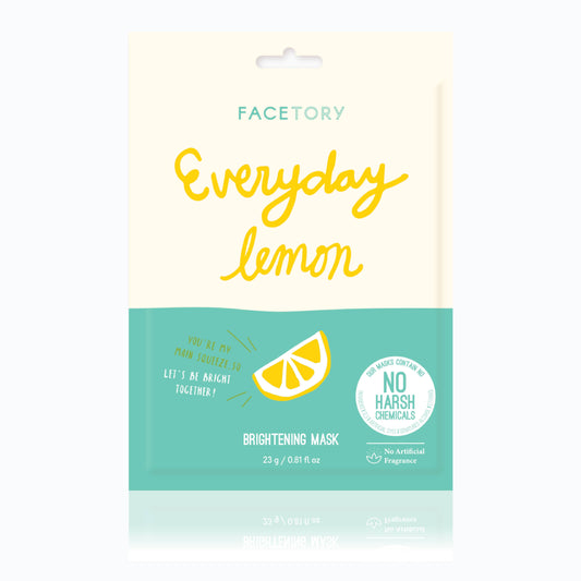 FaceTory - Face Mask - Korean Beauty - Brightening - Everyday - Lemon