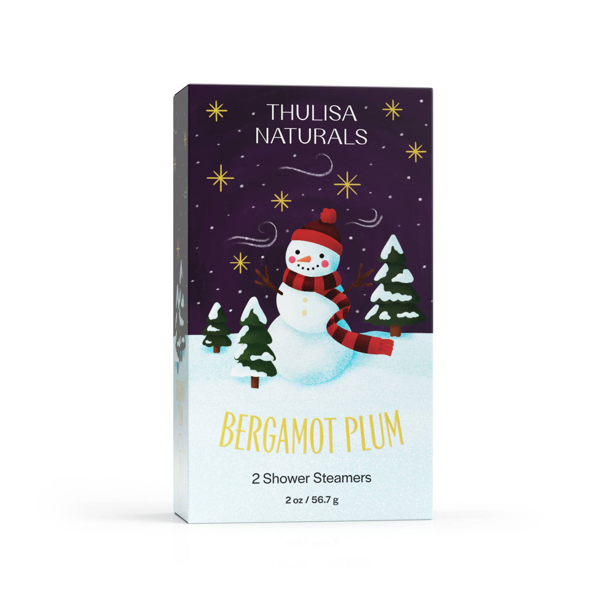 Thulisa Naturals™  | Bath + Body -   Christmas Bergamot Plum Shower Steamers Gift Set
