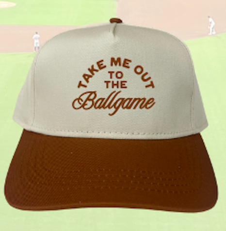 Ruby Moon - Take Me Out To The Ballgame-Baseball Game Hat