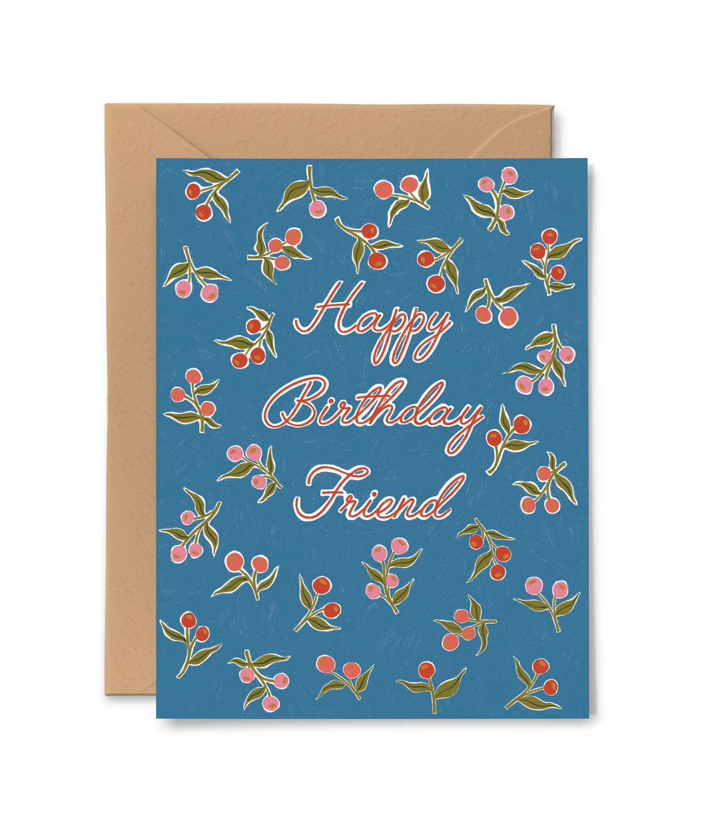 Pink Pigeon Studio - Blue Dahlia Birthday Card