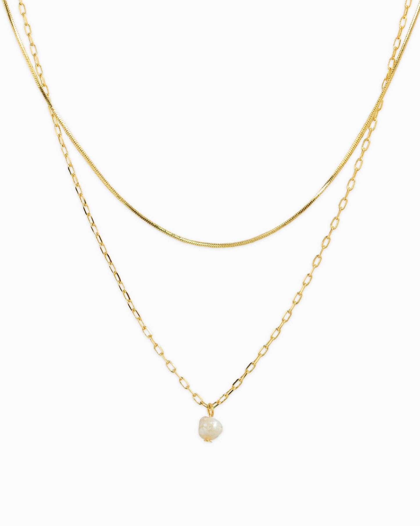 Sessori - Layered Freshwater Pearl Necklace