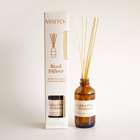Misiyo Candle Co - Golden Plum + Persimmon Reed Diffuser