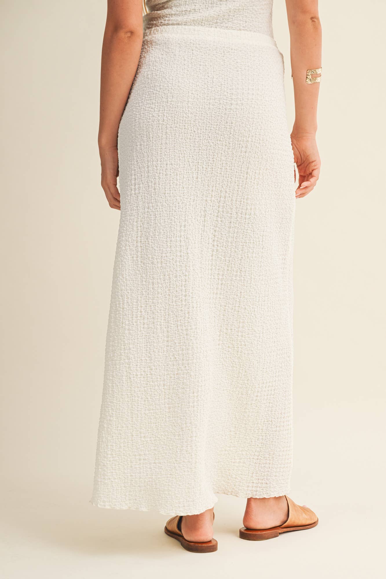 Mustard Seed - BUBBLE-TEXTURED JERSEY SKIRT