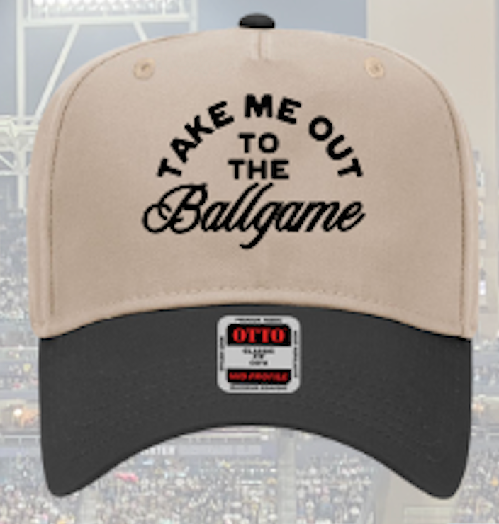 Ruby Moon - Take Me Out To The Ballgame-Baseball Game Hat