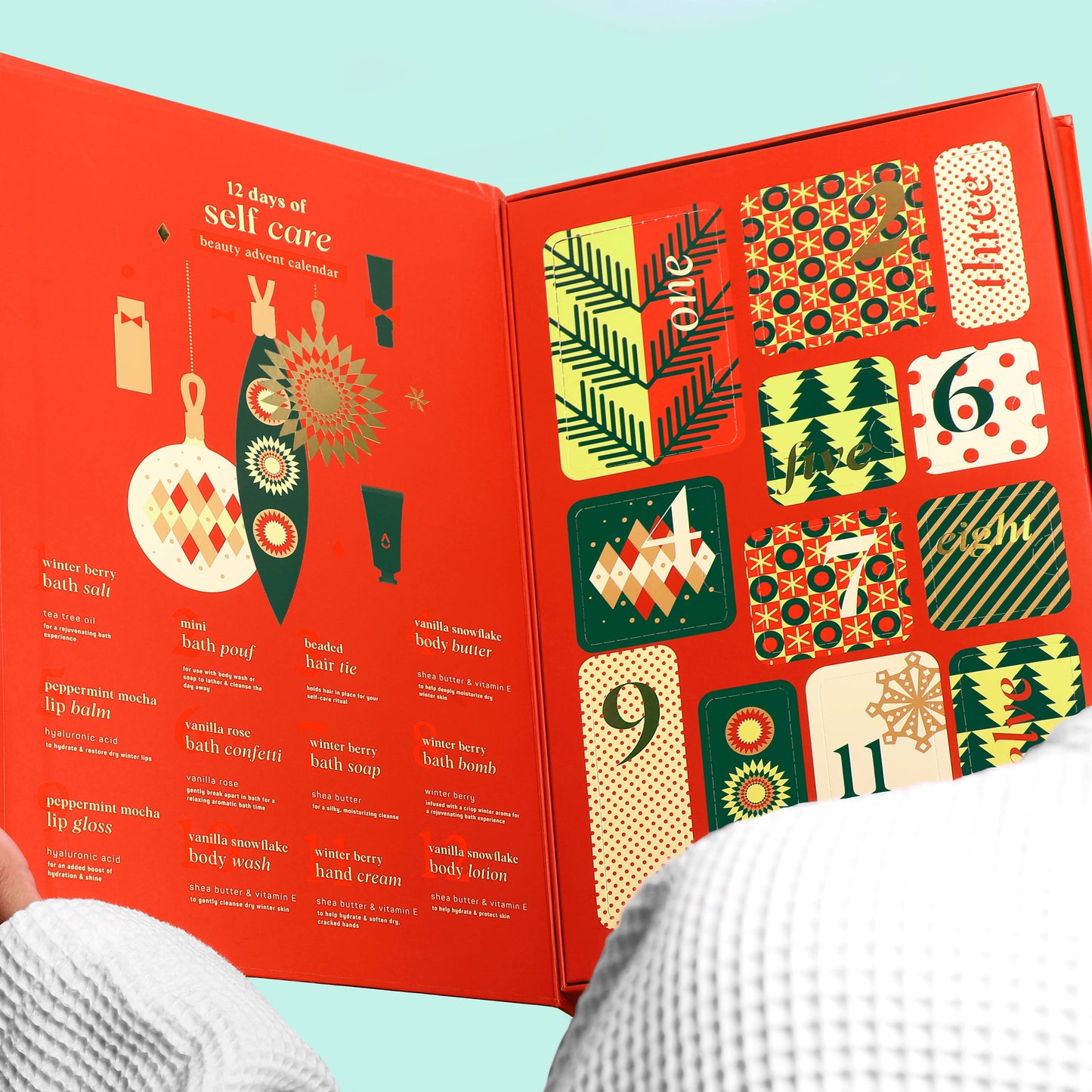 My Spa Life - Christmas Holiday Self Care Beauty Advent Calendar 12 Days