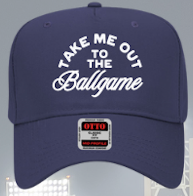 Ruby Moon - Take Me Out To The Ballgame-Baseball Game Hat