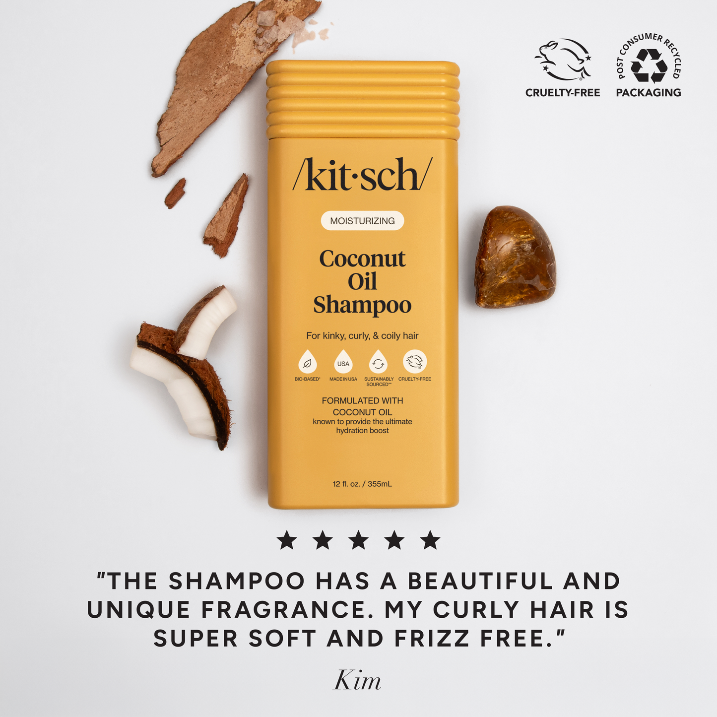 KITSCH - Moisturizing Coconut Oil Shampoo