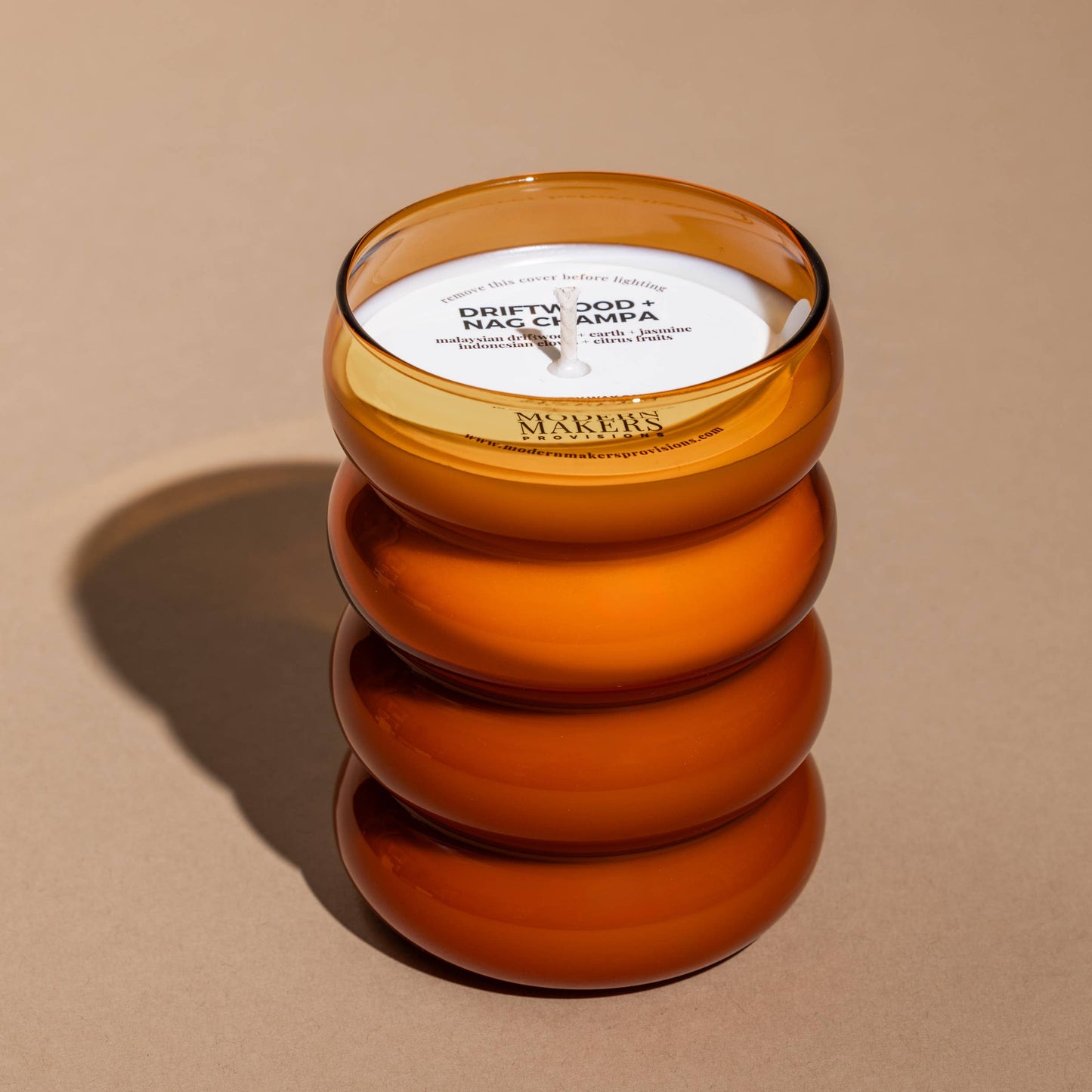 Modern Makers Provisions - Driftwood + Nag Champa candle