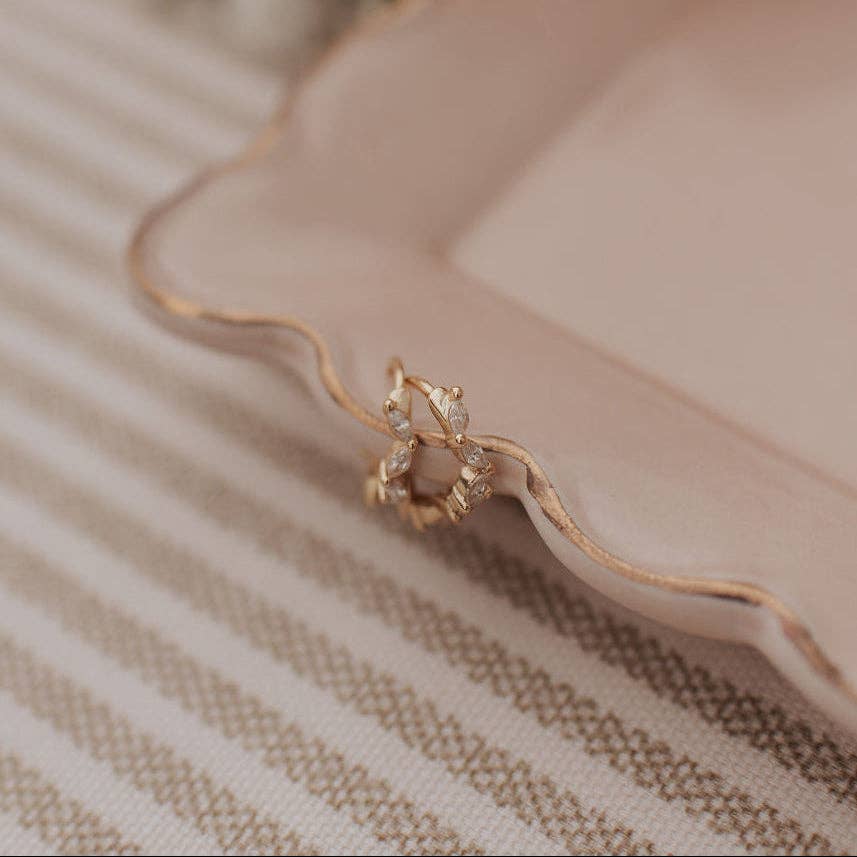 Mauve Jewelry Co. - Iris Diamond Hoops
