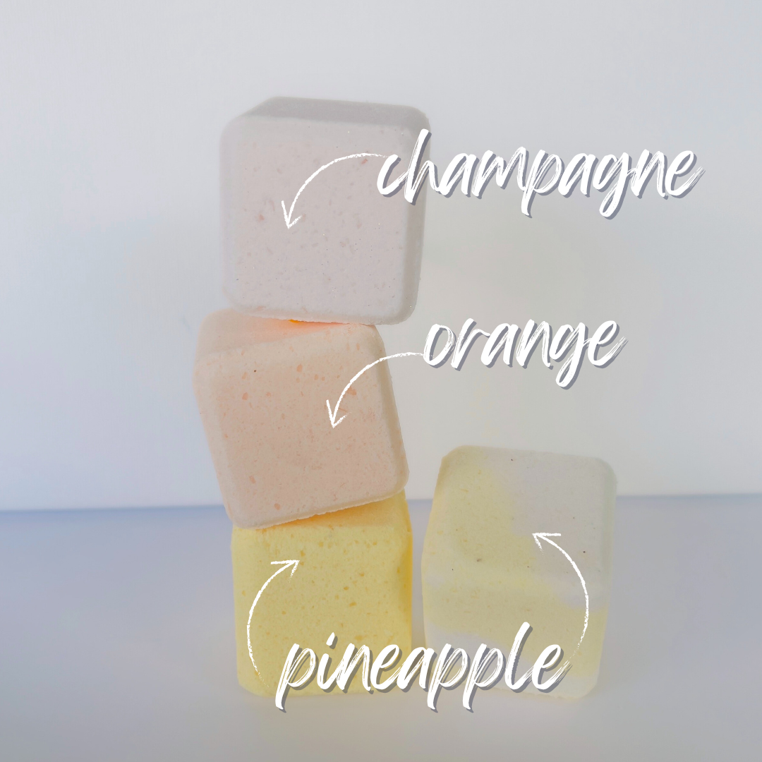 The Scrub Bar - Pineapple Mimosa Bath Bomb Set