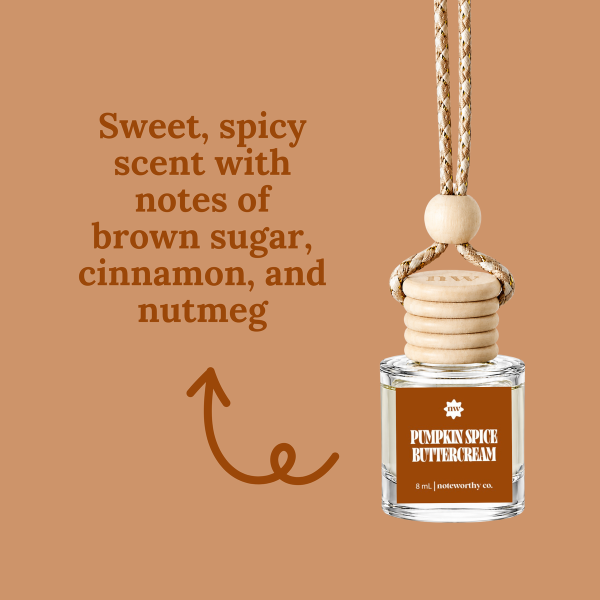 Fall Scented Glass Car Diffusers