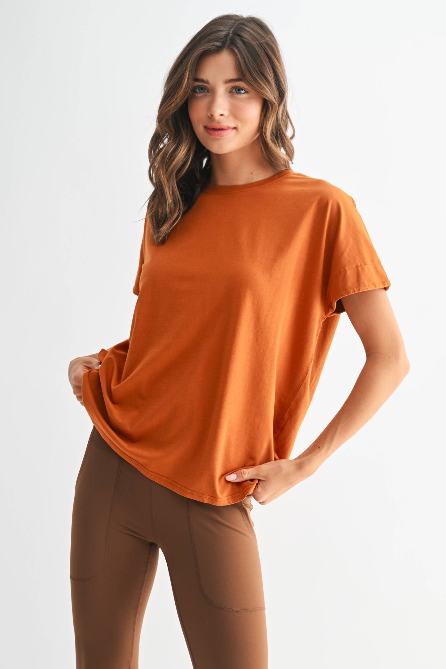 Mono B - Shoreline Pima Cotton Slouchy Tee