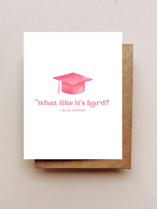 Maddon and Co - Elle Woods Grad Card