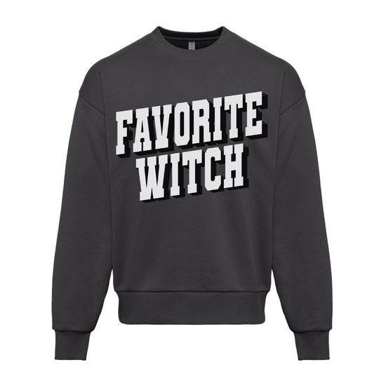 The Babe Co. - Favorite Witch Women's Halloween Graphic Sweatshirt