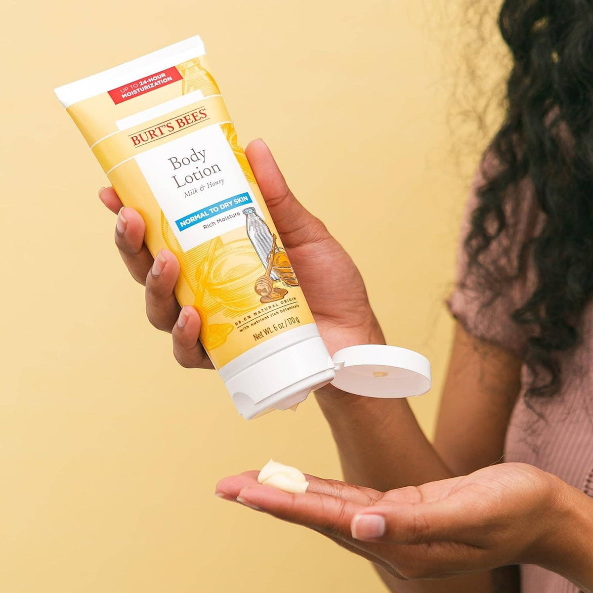 Burt's Bees - Naturally Nourishing Milk & Honey Body Lotion 6 oz.