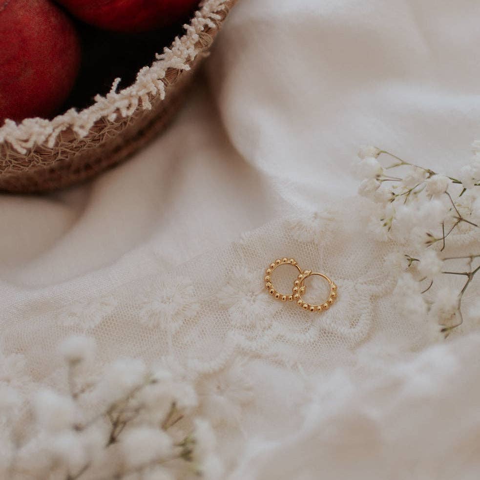 Mauve Jewelry Co. - Goldie Dot Hoops