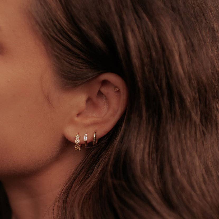Mauve Jewelry Co. - Lorelai Clover Hoops