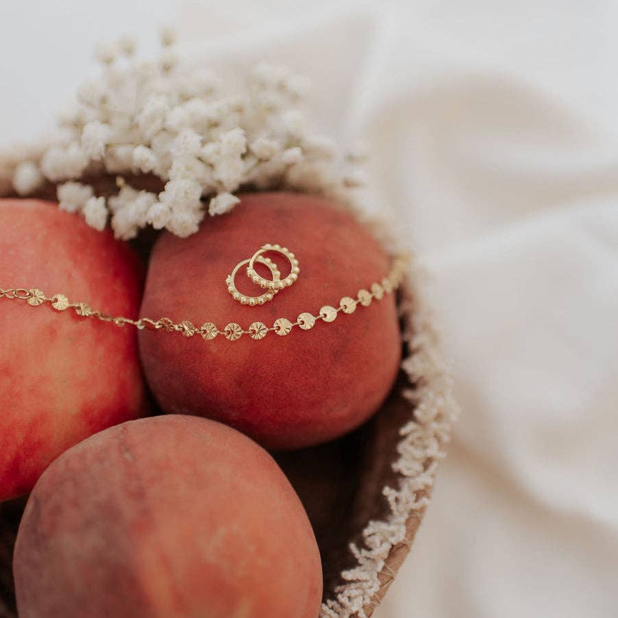 Mauve Jewelry Co. - Goldie Dot Hoops