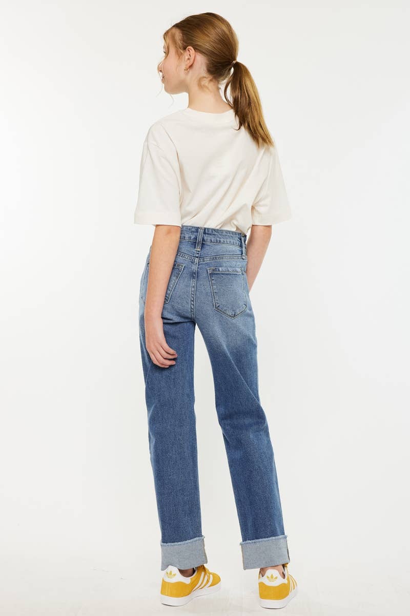 Kan Can USA - High Rise Straight Jeans