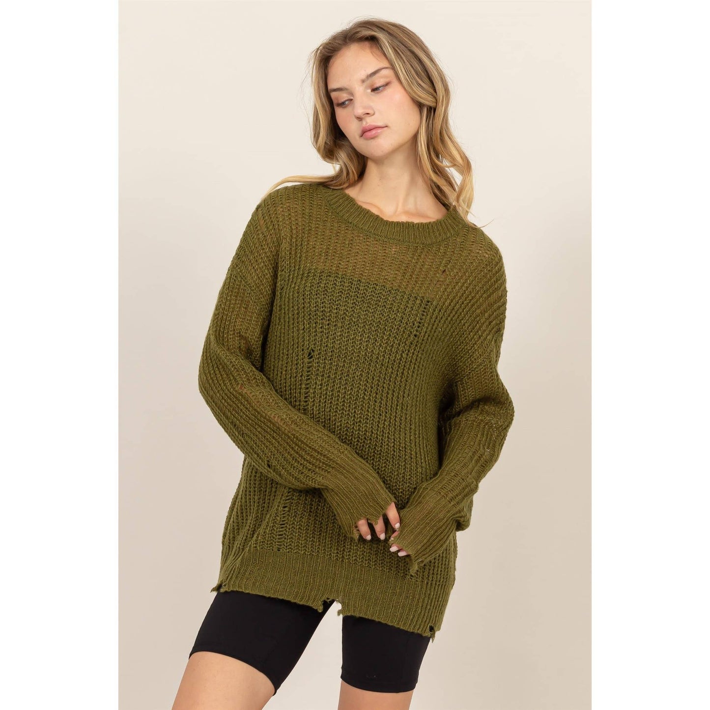 HYFVE - Distressed Knit Sweater