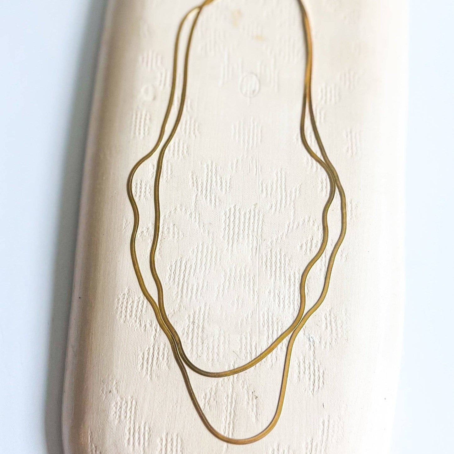 Natalie Clare Collections - Layered Snake Chain Necklace