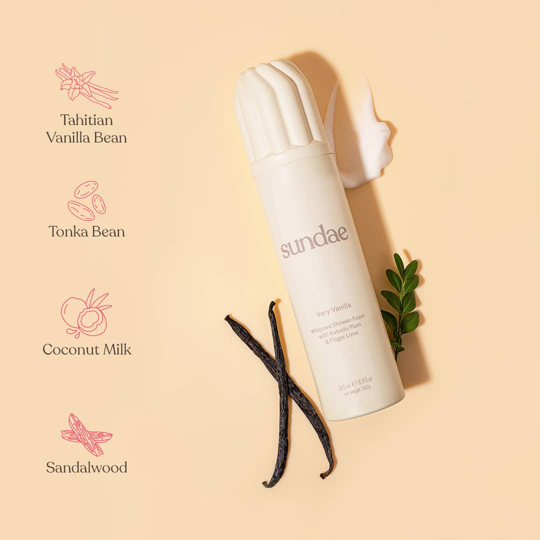 sundae body - Whipped Shower Foam Very Vanilla Body Wash