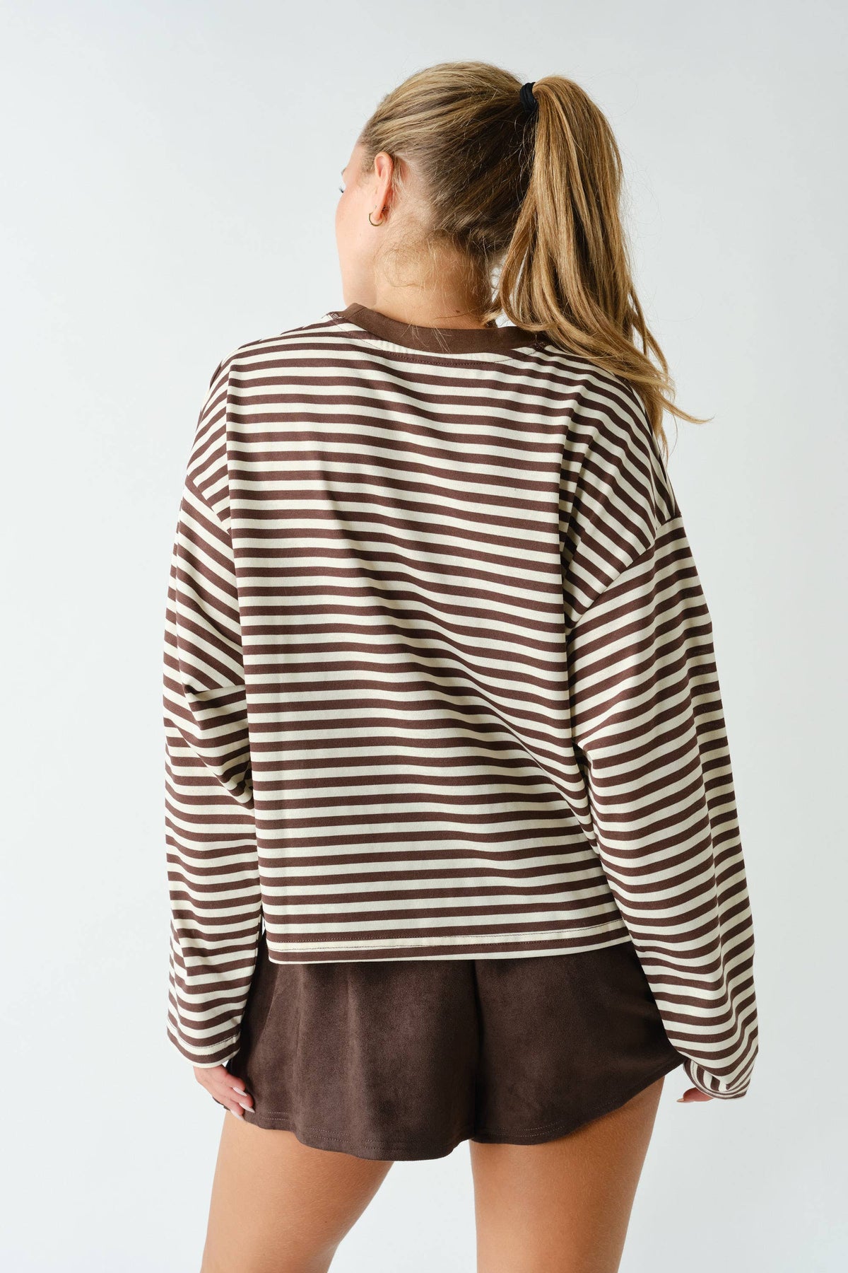 Mono B - Horizon Striped Long-Sleeve Tee