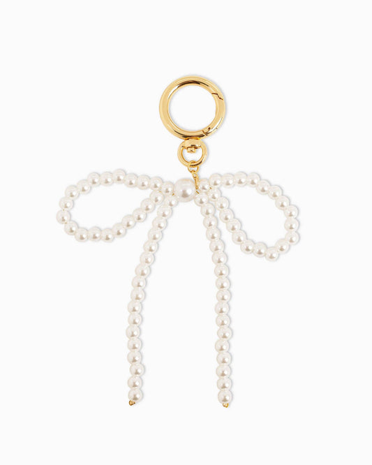 Sessori - Pearl Bead Bow Keychain Bag Charm