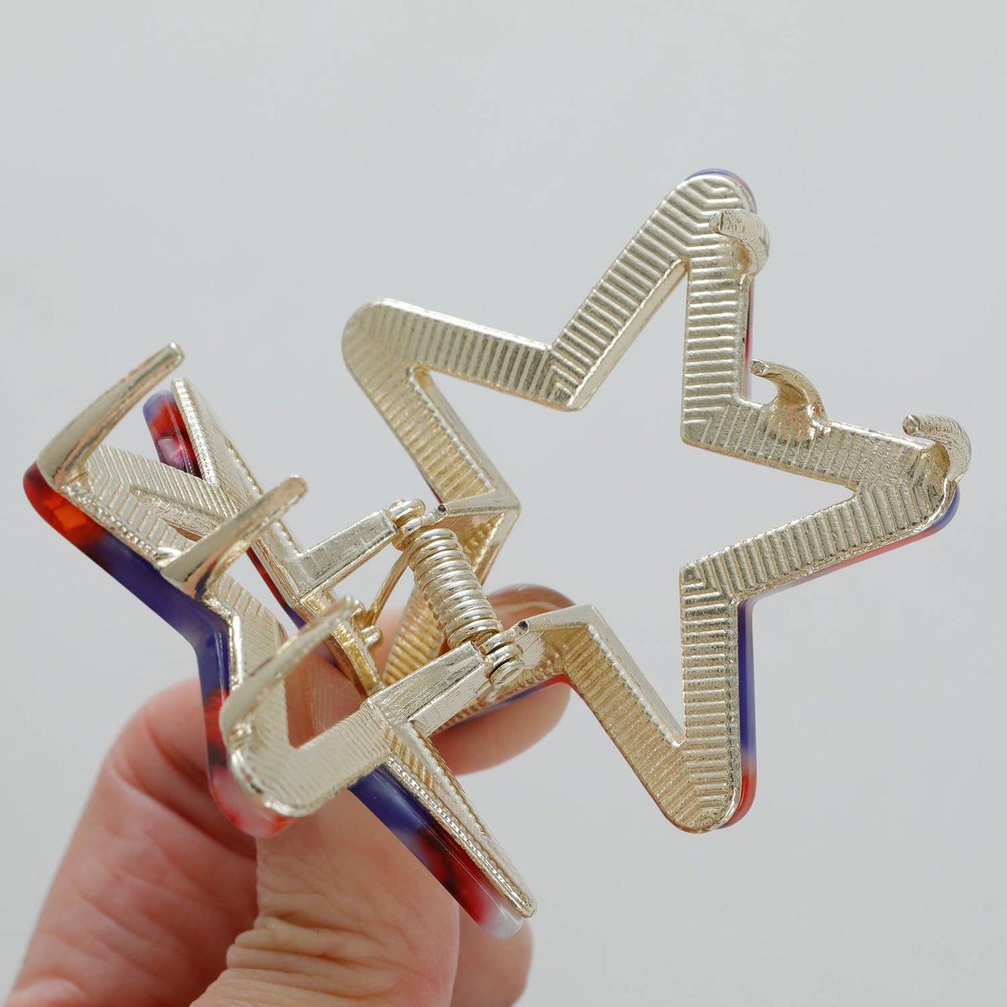 Adorro - Americana Star Metal Claw Clip
