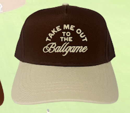 Ruby Moon - Take Me Out To The Ballgame-Baseball Game Hat