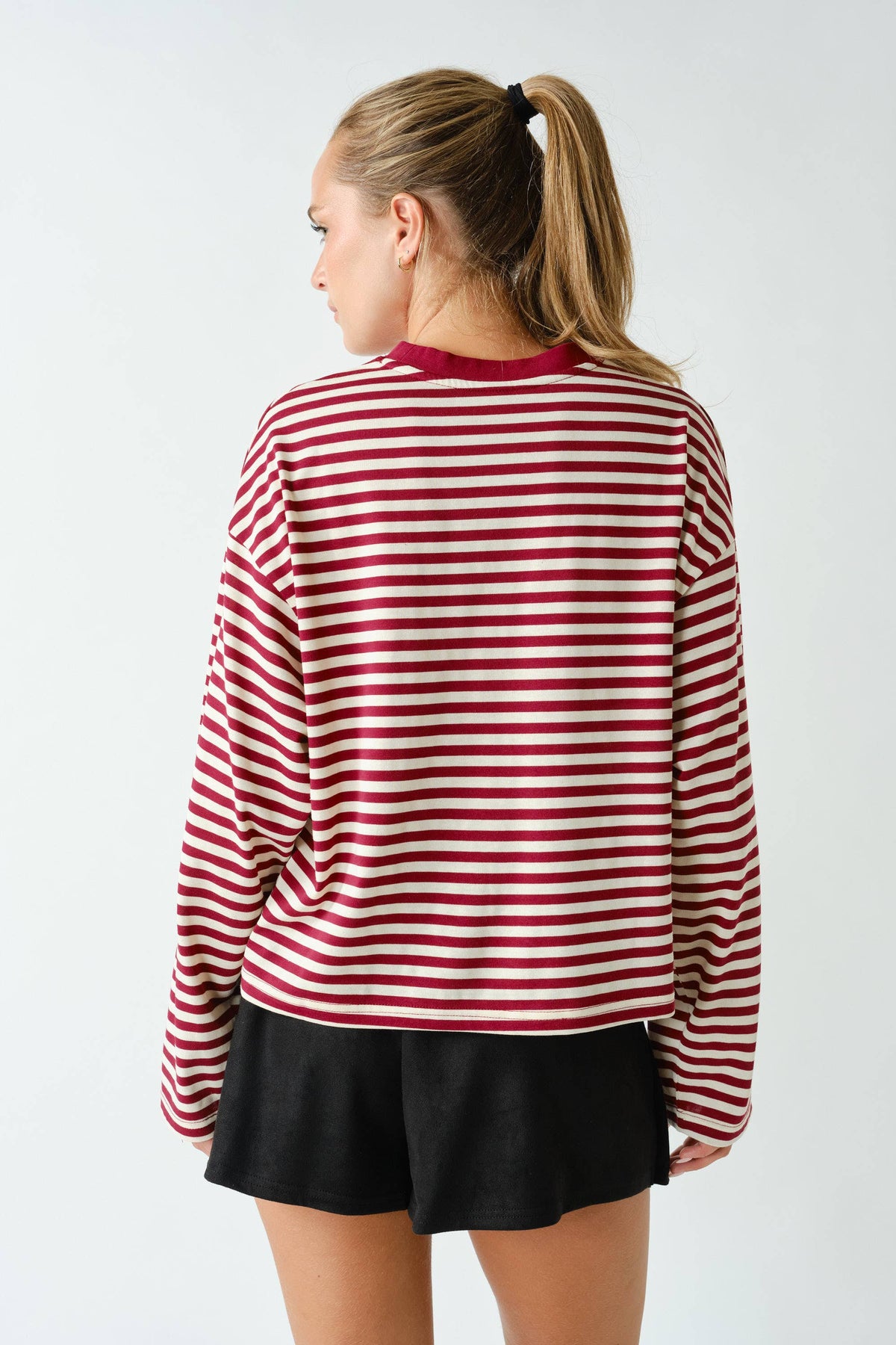Mono B - Horizon Striped Long-Sleeve Tee