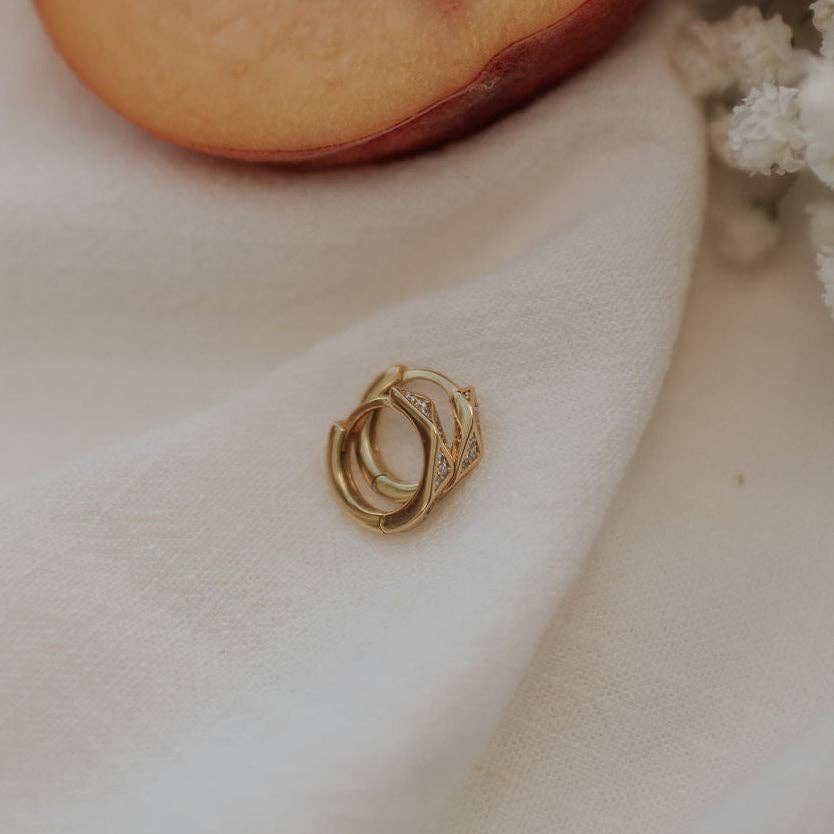 Mauve Jewelry Co. - Georgia Diamond Hoops