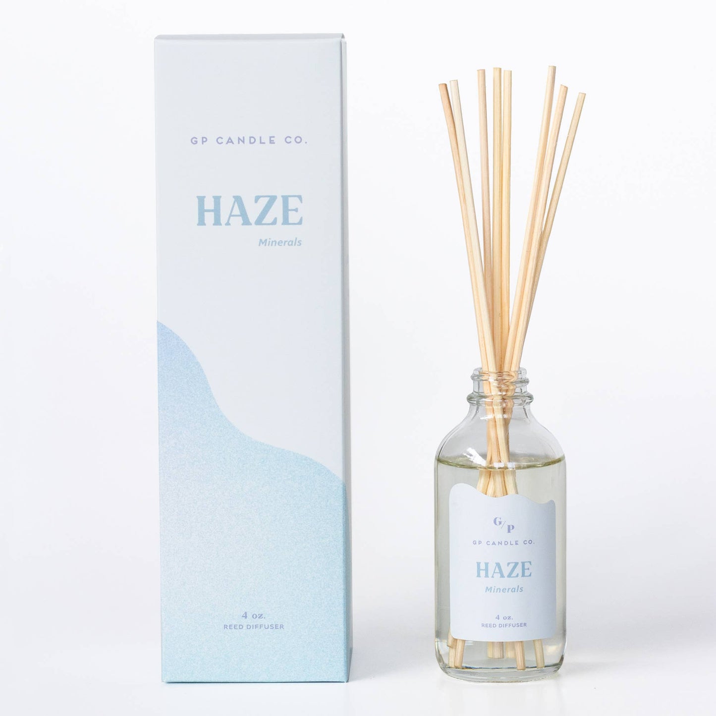 GP Candle Co. - Haze 4 oz. Hue Reed Diffuser (Minerals)