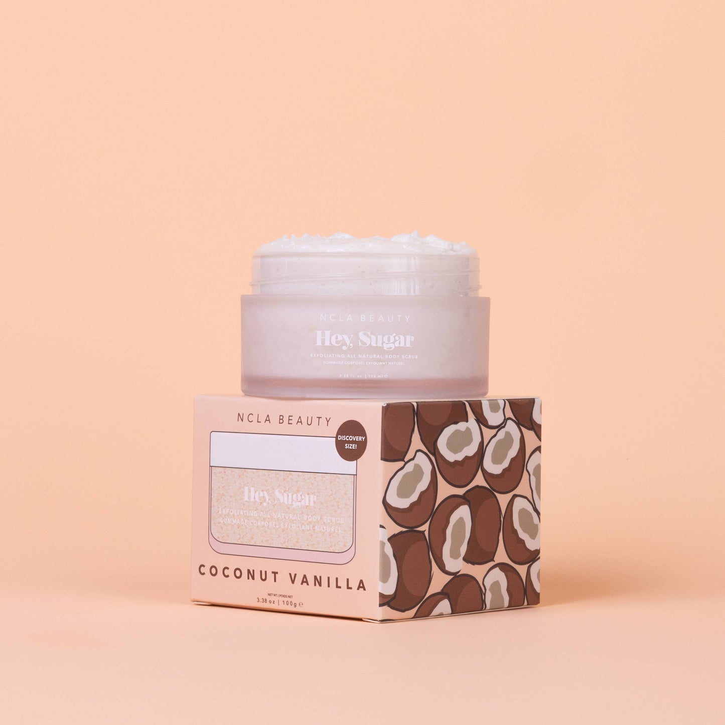 NCLA Beauty - Hey, Sugar Body Scrub - Coconut Vanilla Discovery Size