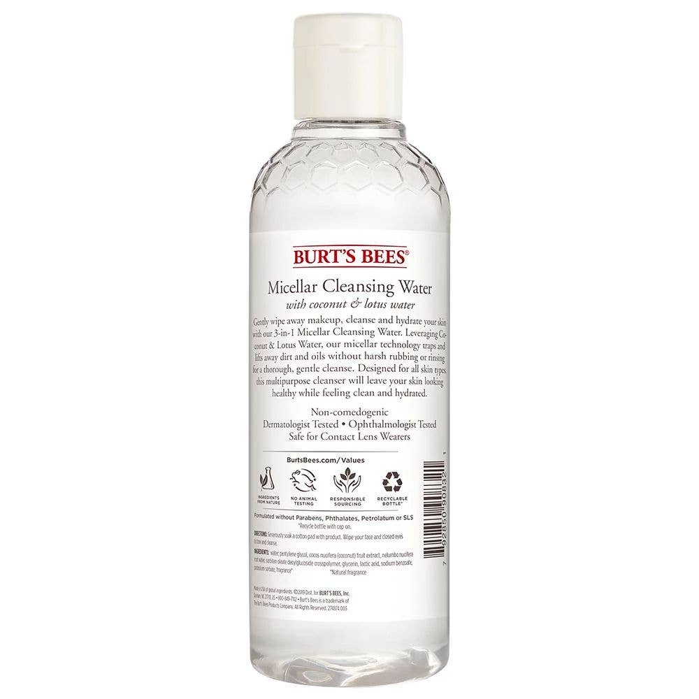 Burt's Bees - Micellar 3 In 1 Cleansing Water With Coconut & Lotus