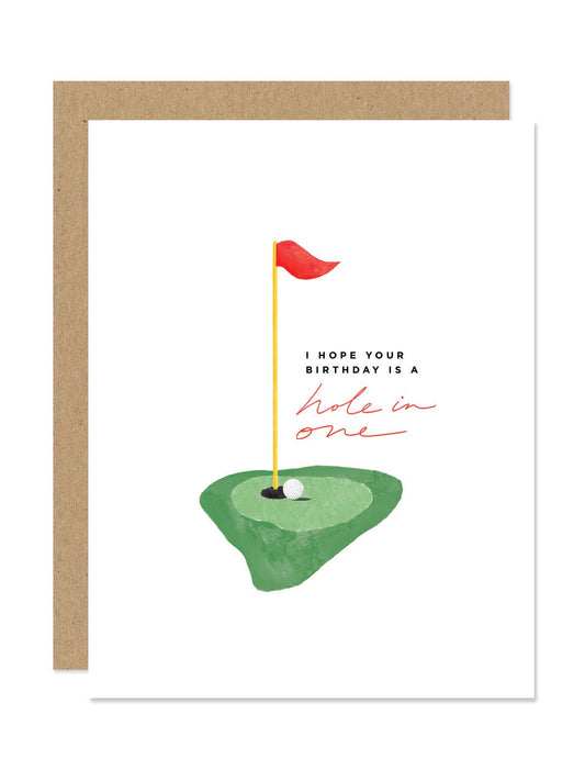 Maddon and Co - Golf Hole in One Birthday Card